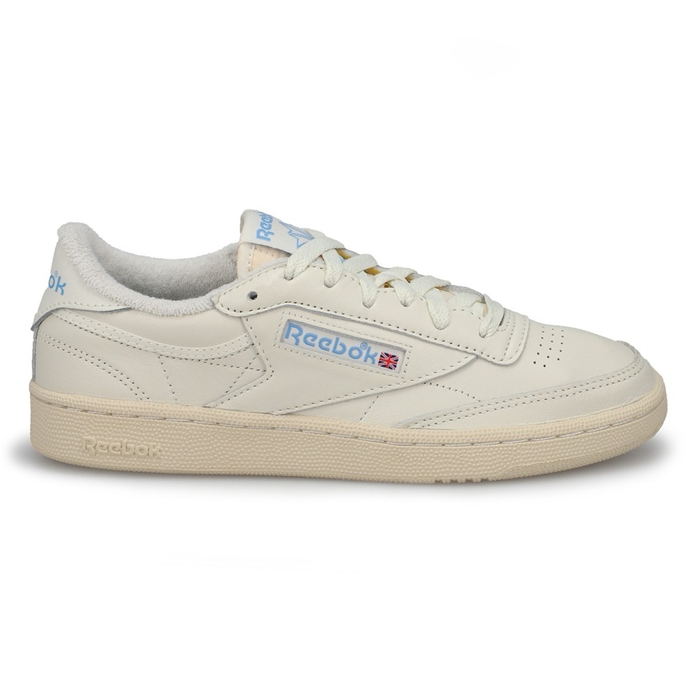 Reebok CLUB C 85 VINTAGE CO Women Leather Sneakers -Chalk/Blue-Size 7.5-NWT - Picture 3 of 14